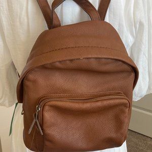 Tan Backpack Purse